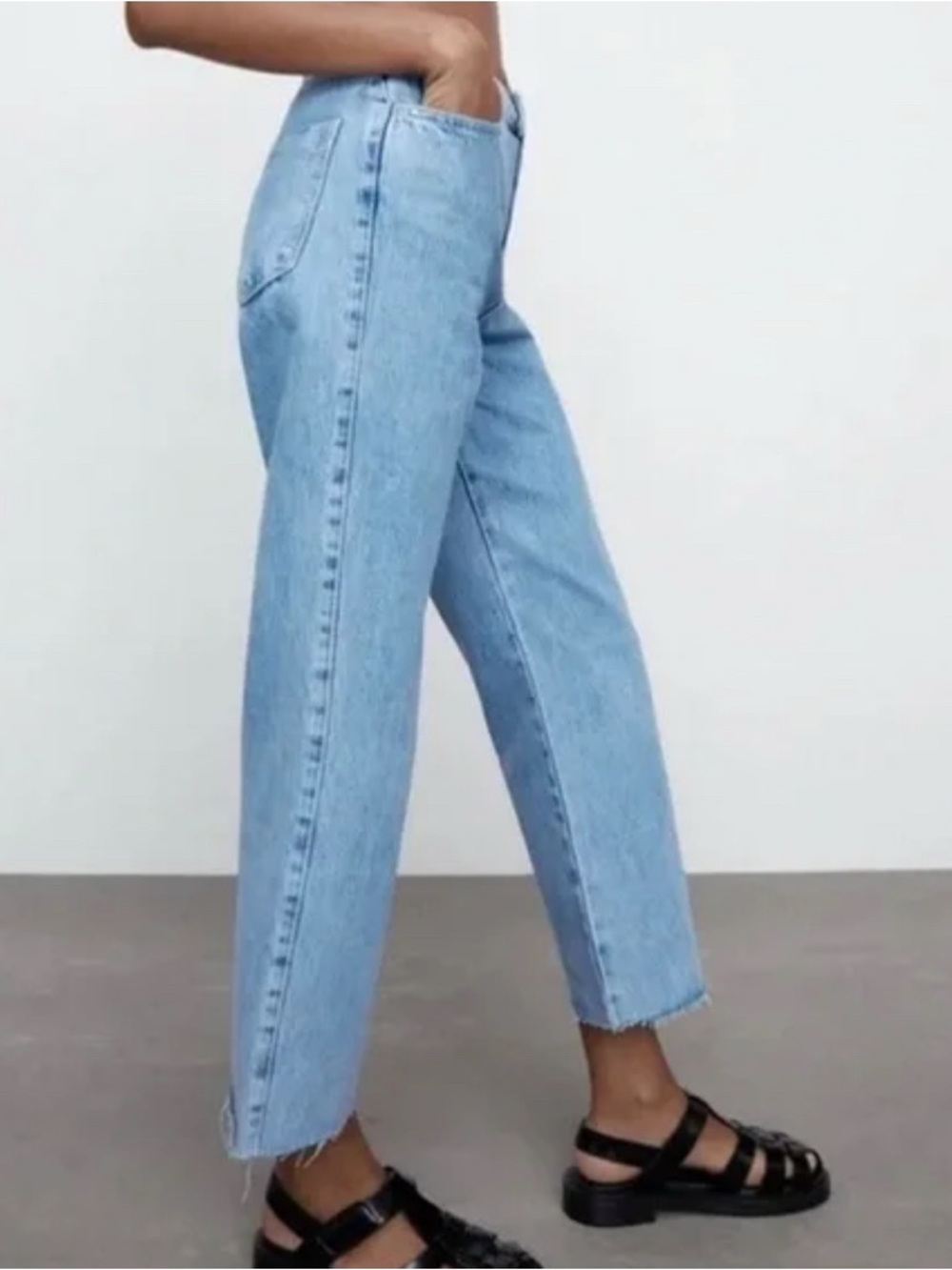 Light Blue High-Rise Jeans